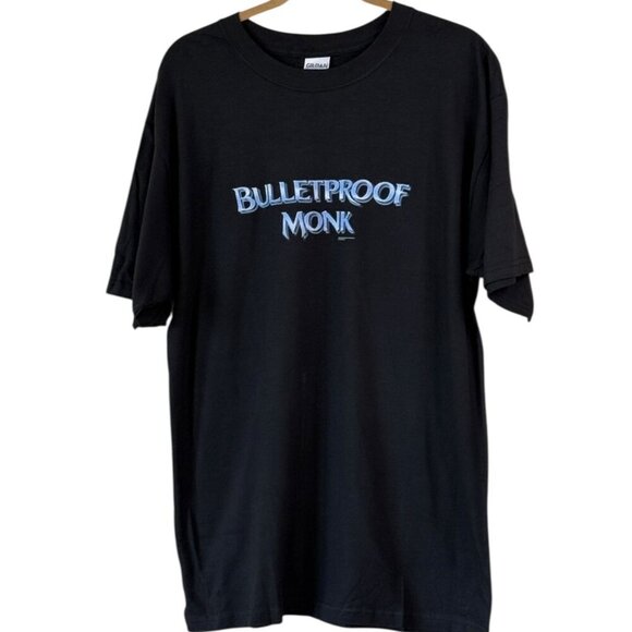 Gildan Activewear "Bulletproof Monk" Promotional Short Sleeve Tee Shirt Black Si - Picture 1 of 5
